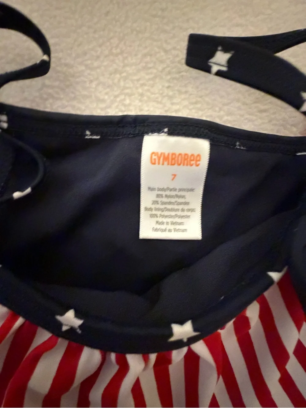 Gymboree American Cutie Stars & Stripes Swimsuit